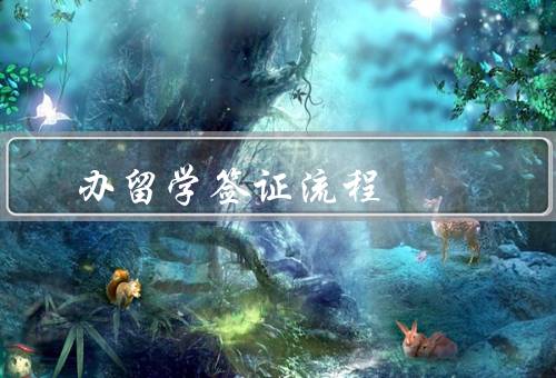 办留学签证流程（准备材料／填写申请表／递交申请）