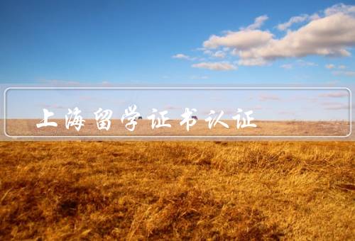上海留学证书认证，意义、上海流程、注意事项