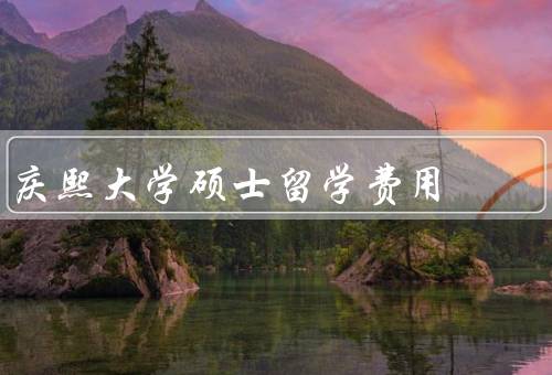 庆熙大学硕士留学费用（留学申请费、学费、生活费）