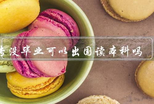 大专没毕业可以出国读本科吗（大专毕业与本科学历要求）