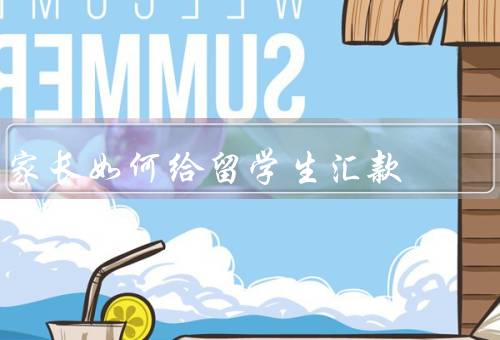 家长如何给留学生汇款，选择合适的汇款方式、了解手续费和汇率
