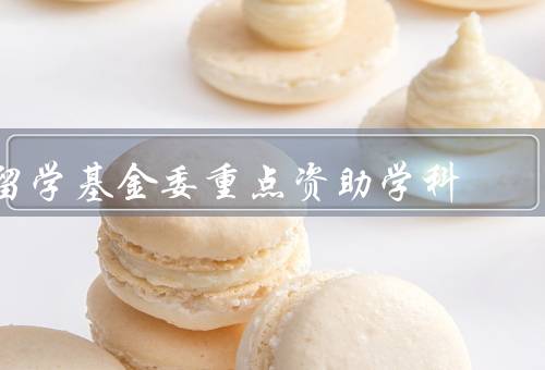 国家留学基金委重点资助学科（意义、范围和内容、实施方式）