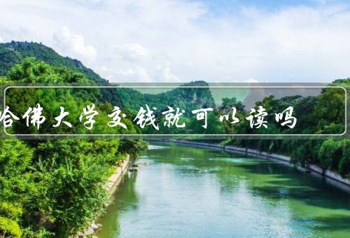 哈佛大学交钱就可以读吗