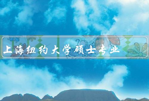 上海纽约大学硕士专业，商业管理／国际关系／教育学