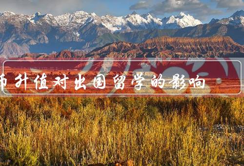 人民币升值对出国留学的影响（人民币升值带来的经济压力）
