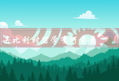 去比利时留学有何前景（教育资源、就业机会、文化体验）