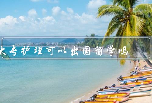 大专护理可以出国留学吗，大专护理专业的国际认可度