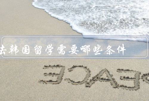 去韩国留学需要哪些条件（语言能力／学术背景／资金支持）