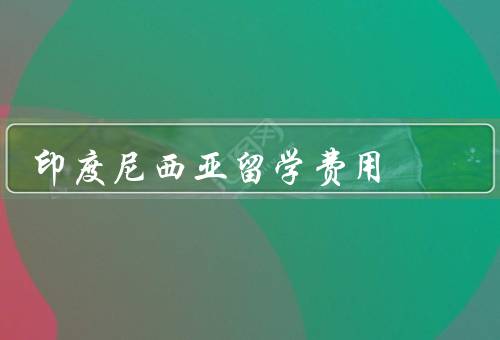 印度尼西亚留学费用（费用构成、奖学金、经济援助和打工机会）