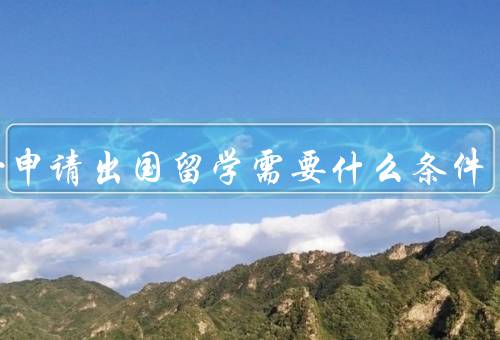 博士申请出国留学需要什么条件，学术背景、语言能力
