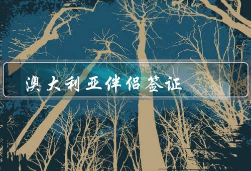 澳大利亚伴侣签证，条件、流程、注意事项