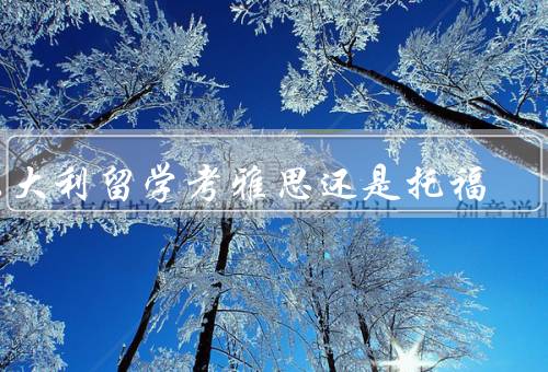 意大利留学考雅思还是托福（雅思和托福的介绍）
