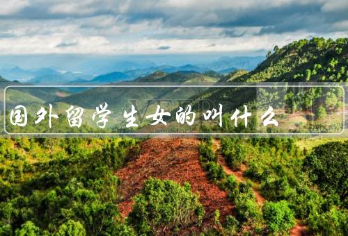 国外留学生女的叫什么，女留学生／国际学生／留学少女