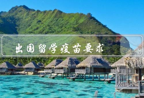 出国留学疫苗要求，要求／证明／补种要求