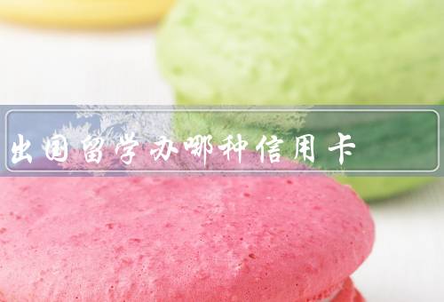 出国留学办哪种信用卡，学生信用卡／银联信用卡／国际品牌信用卡