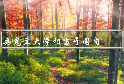 奥克兰大学相当于国内，学术水平高、国际交流广、优质教育资源