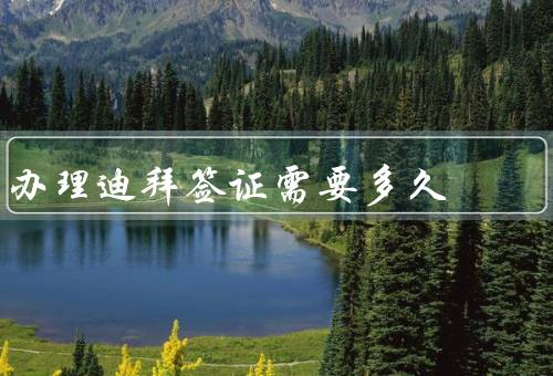 办理迪拜签证需要多久，申请材料准备／类型／办理流程