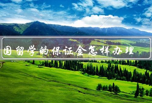 出国留学的保证金怎样办理（概念与作用／办理流程／注意事项）
