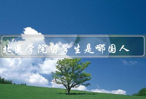川北医学院留学生是哪国人，国籍分布、背景多样化、贡献和影响