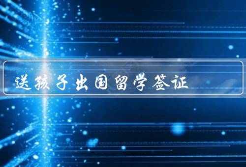 送孩子出国留学签证，种类、材料、申请流程