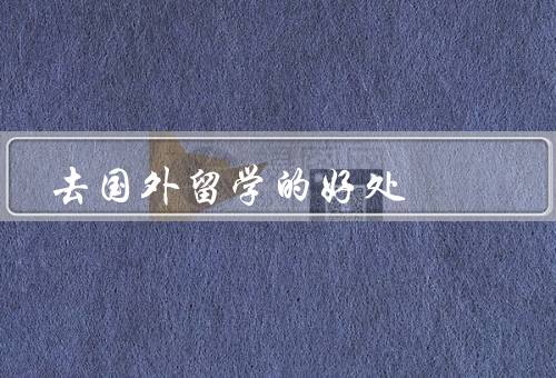 去国外留学的好处（个人发展、学术水平、国际视野）