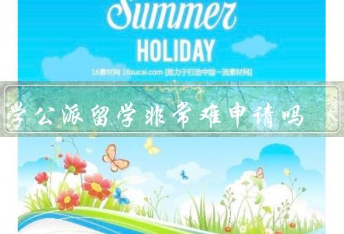 大学公派留学非常难申请吗，条件／竞争激烈程度／流程
