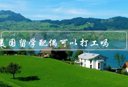 美国留学配偶可以打工吗，留学配偶签证／F-2签证打工许可