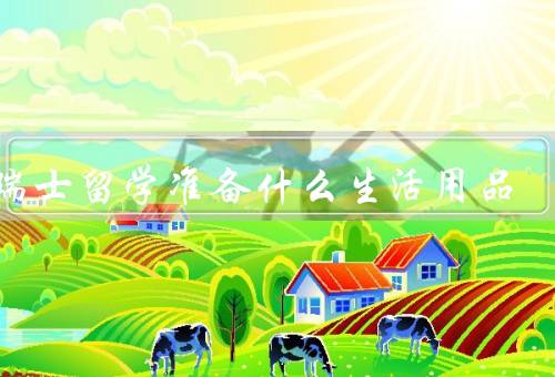去瑞士留学准备什么生活用品