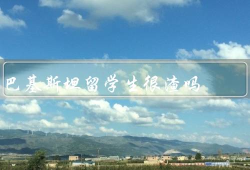 巴基斯坦留学生很渣吗，学习态度积极、适应能力强、团结合作意识强