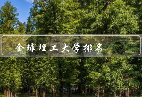 全球理工大学排名（方法／机构／影响）