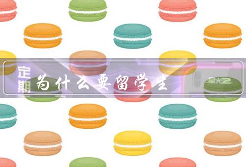 为什么要留学生（世界视野的拓宽、语言能力的提升、人际关系的建立）