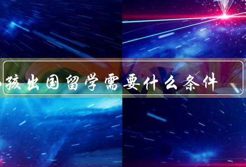 小孩出国留学需要什么条件，语言能力／学习能力／适应能力