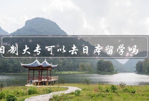 全日制大专可以去日本留学吗，学历要求、申请流程、留学机会