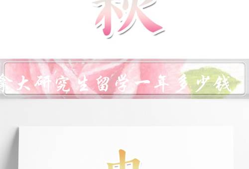 加拿大研究生留学一年多少钱（留学学费、生活费用、保险费用）