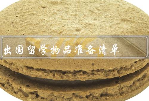 出国留学物品准备清单（行李箱及行李标签／护照、签证及重要证件）