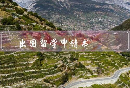 出国留学申请书