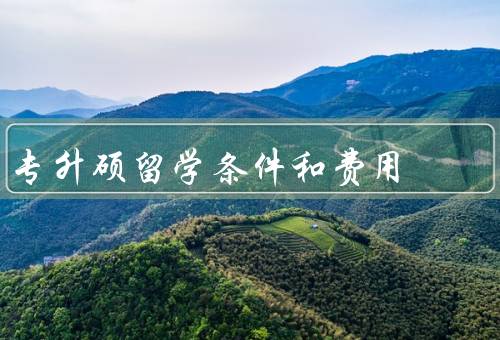 专升硕留学条件和费用，条件／费用／总结