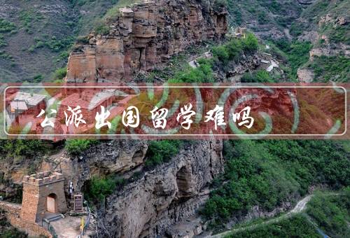 国家公派出国留学难吗，申请条件严格／文化差异和适应困难