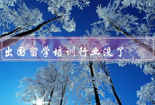 出国留学培训行业没了（低效的培训方式／高昂的培训费用）