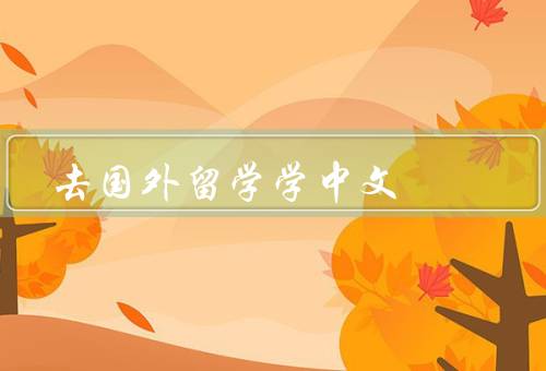 去国外留学学中文（语言环境、文化体验、就业竞争力）