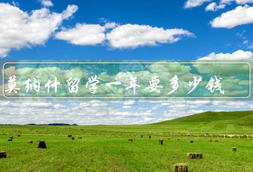 在莫纳什留学一年要多少钱，学费、生活费、其他费用