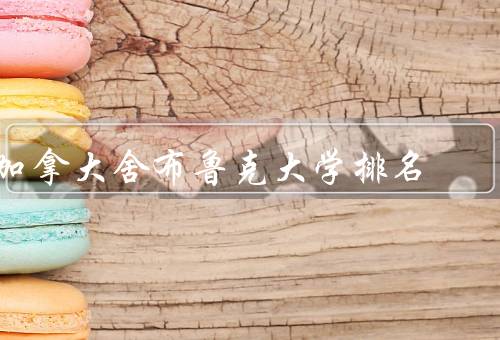 加拿大舍布鲁克大学排名，教学质量／研究实力／国际影响力
