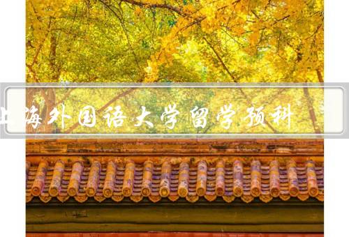 上海外国语大学留学预科，课程设置／教学方法／学习环境