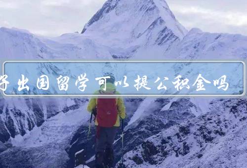 孩子出国留学可以提公积金吗，条件／流程／额度