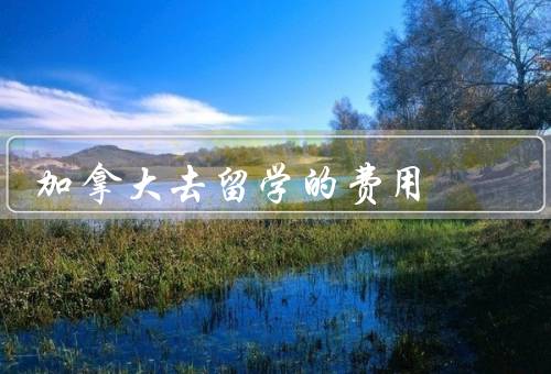 加拿大去留学的费用，学费、生活费、医疗保险