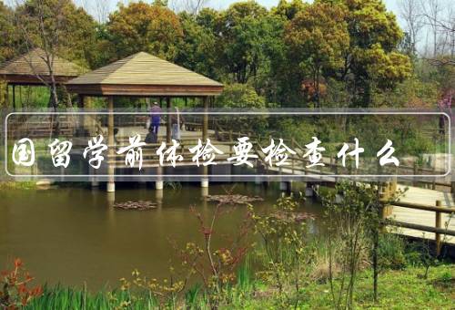 出国留学前体检要检查什么（身体状况、疫苗接种、传染病检测）