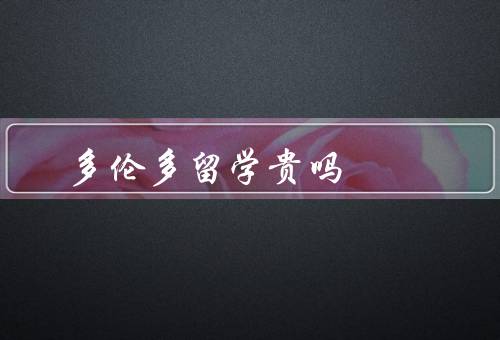 多伦多留学贵吗（留学费用、奖学金和助学金、打工和实习机会）