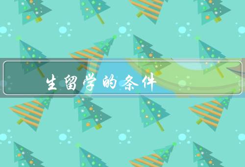 专科生留学的条件，学术成绩／语言水平／经济条件