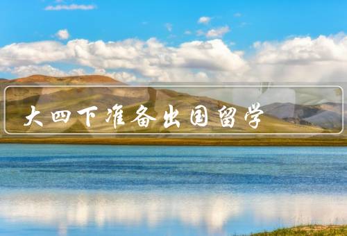 大四下准备出国留学（语言学习、文书准备、签证申请）