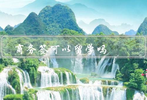 商务签可以留学吗，定义、与留学关系、限制